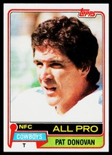 Pat Donovan, 1981 Topps, #330, Dallas Cowboys,