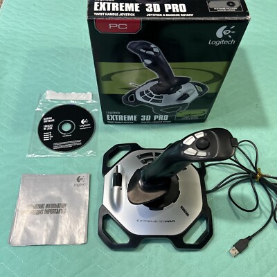 Logitech Extreme 3D Pro Twist Handle Joystick Flight Stick