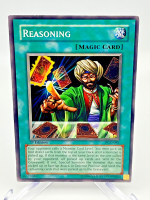 Reasoning - 1st Edition PGD-081 -NM - YuGiOh - JUST PULLED FROM PACK!!!