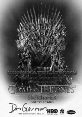 Game of Thrones 2017 Sketch Card by Gorman # 6 | eBay