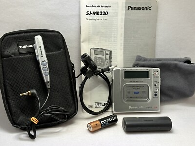 Panasonic SJ MR 220 Minidisc Player Recorder | eBay