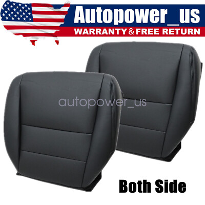 For 2005-2008 Acura TL Both Side Bottom Replacement Leather AC Seat Cover Black