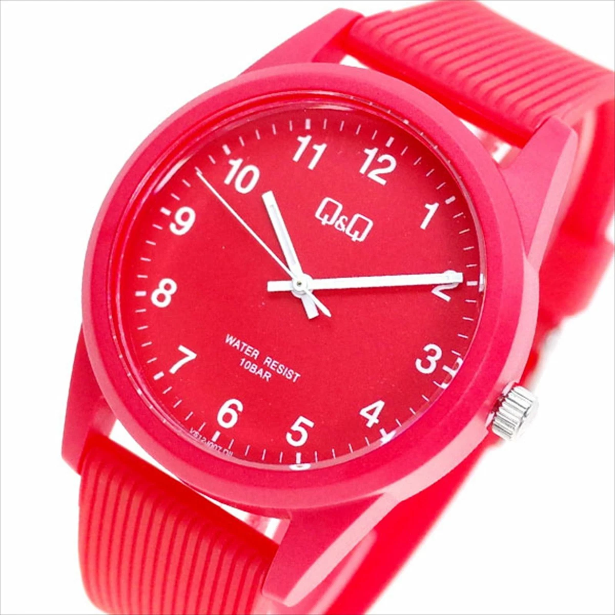 Red waterproof deals watch