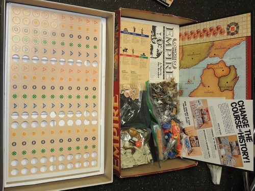 Milton Bradley Conquest of the Empire Game Partially Unpunched - Picture 2 of 5
