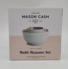 NWT MASON CASH ENGLAND CERAMIC MULTI MEASURE BOWL SET ~ SET OF 3