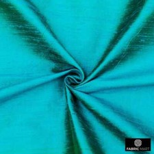 Turquoise Green 100 Pure Silk Fabric By The Yard, 41 inches width Silk Fabric