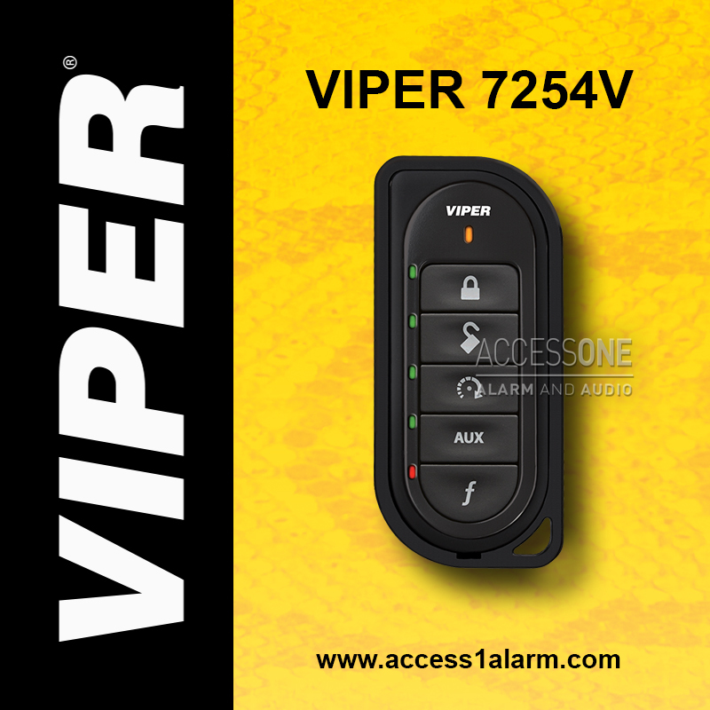 セキュリティ Viper 2-Way Responder 5901 Viper 7654V 1-Way 5-Button Replacement Remote Control