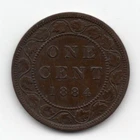Photo of a 1884 Canada Large Cent from an eBay listing that sold on Jul 20, 2026