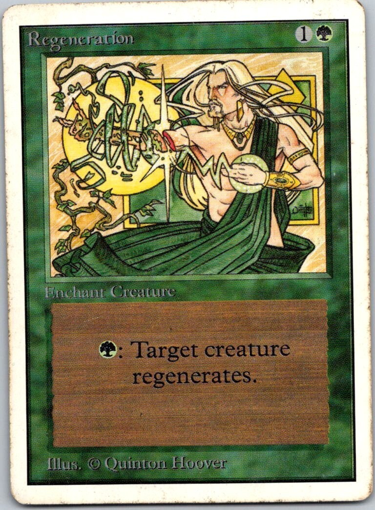 Magic the Gathering Regeneration Unlimited MTG Free Shipping!