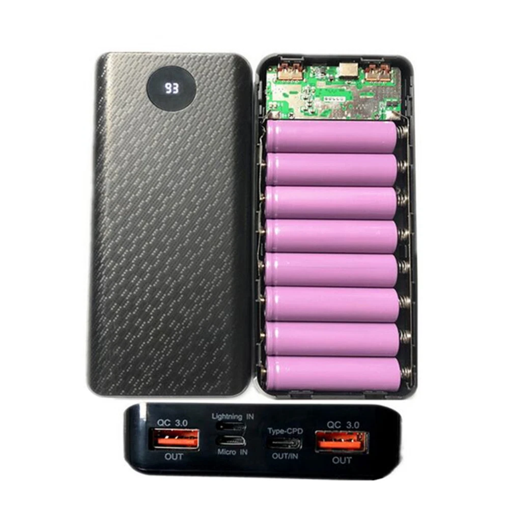 DIY 18650 Power Bank Case Fast Charger Box No Welding Required G