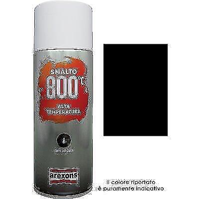 SMALTO SPRAY 100% ACRILICO ALTE TEMPERAT AREXONS NERO ML 400 PZ 6 | eBay