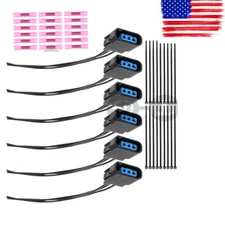 6pcs Ignition Coil Pack Connector Plug Cable For Honda Accord 099700073,DIC0105
