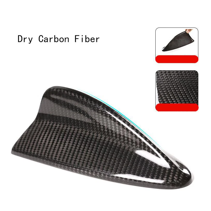 Antena de aleta de tiburón de techo de fibra de carbono seca para BMW M3 M4 2015-2020 Foto 4 de 4
