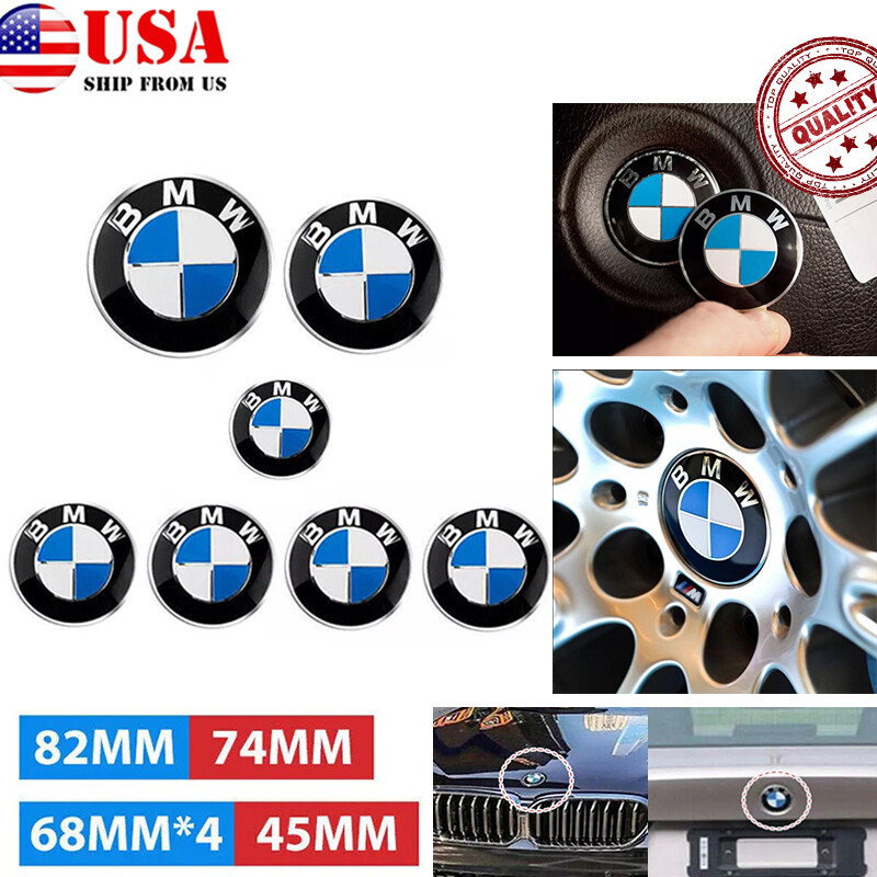 SkinoEu Stemma Tuning Cofano Anteriore Baule 82 Mm Compatibile Con - Foto 3