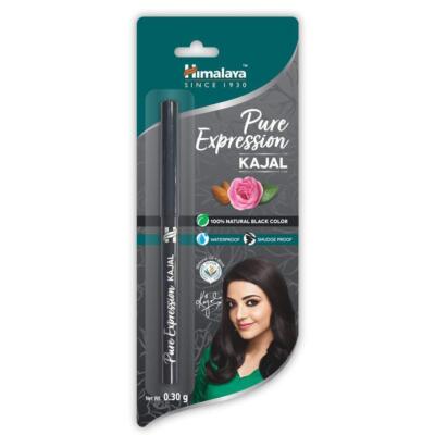 2x Himalaya Herbals Pure Expression KAJAL Waterproof, Smudge proof -0.3g Almonds