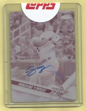 2017 Topps Chrome Update Corey Seager Auto Autograph Magenta Printing Plate 1/1