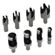 Wood Plug Cutter / Cutting Set Dowel Maker Tool Shank Drill Bits Set
