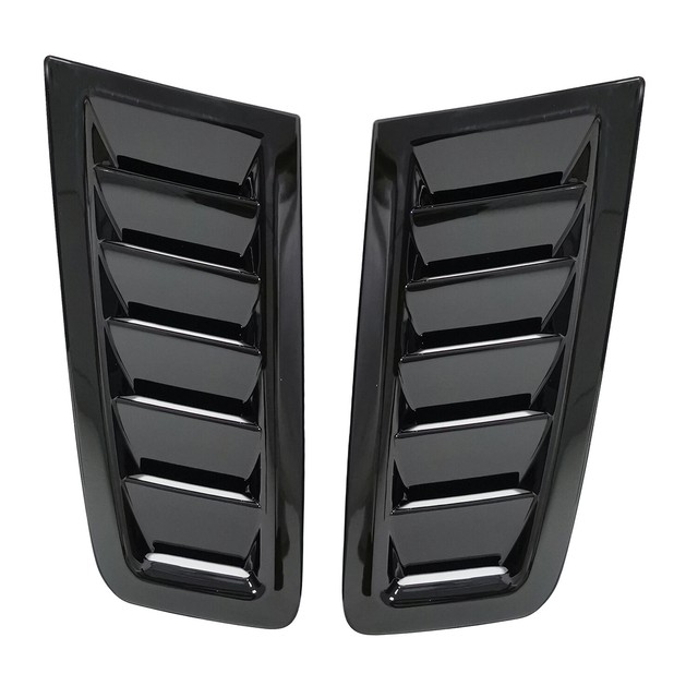 Glossy Black MK2 Style Universal Hood Vent for Ford Focus RS 12