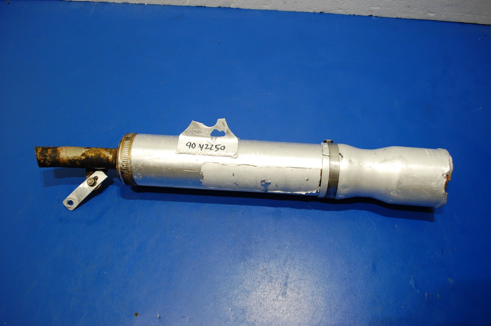 1990 90 YZ250 EXHAUST PIPE SILENCER MUFFLER TUBE SPARK COBRA 4 SPARKY