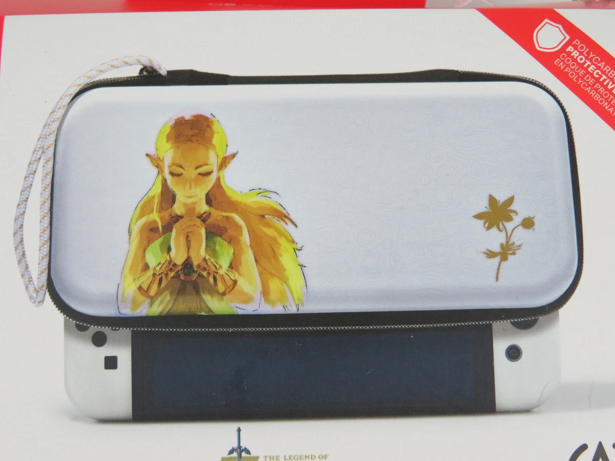 Rare Switch Case Legend of Zelda Breath Of The Wild White w