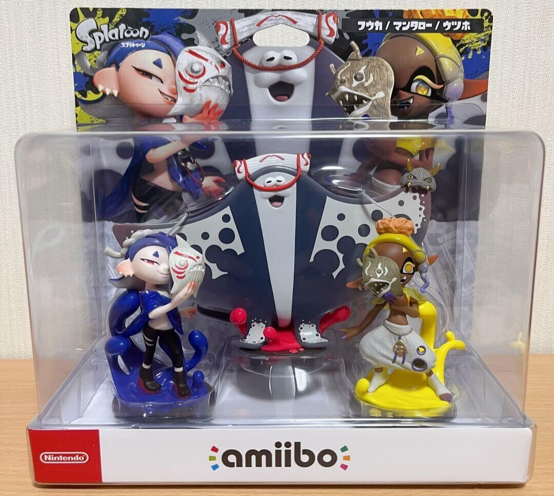 Nintendo Amiibo Splatoon 3 Deep Cut Set Frye /Shiver /Big