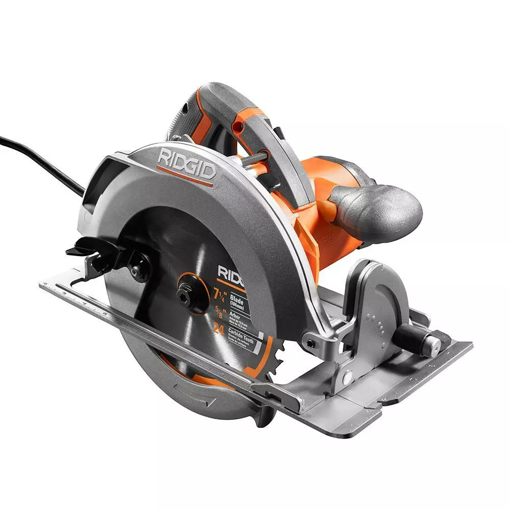 Ridgid Circular Saw 15 Amp 7 1 4 Inch Corded Electric Blade Hex Key Power Tool