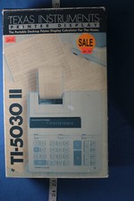 New in Box Vintage Texas Instruments Printer Calculator TI-5030 II 2