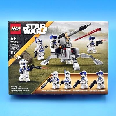 かりめる LEGO Star Wars 501st Clone Troopers Battle Pack 4 Minifigures