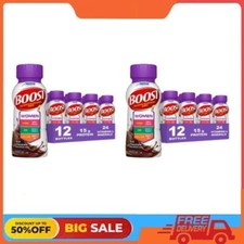 2 Pack BOOST Women Nutritional Drink, Rich Chocolate, 15 g Protein, 12- 8 fl oz