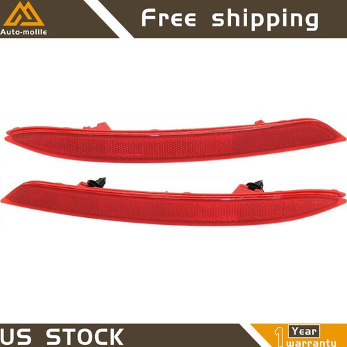 For Honda Accord 2016 2017 Rear Bumper Reflector Set Left & Right Side 2PCS - Picture 2 of 6