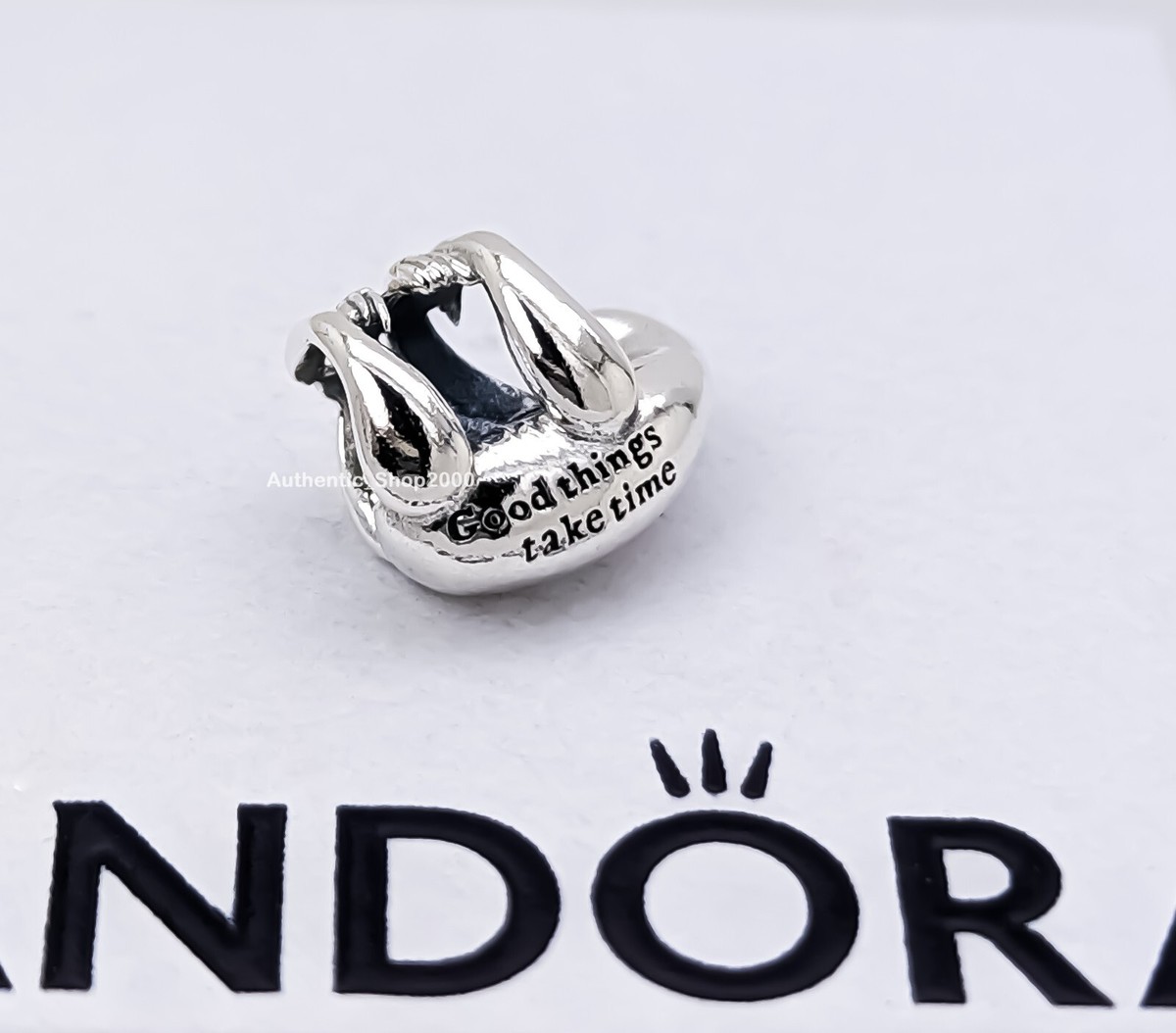 NEW 100% Authentic PANDORA 925 Ale Silver Hanging Sloth Charm