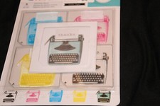 Camera four color cyan magental yellow black acrylic stamps NIP