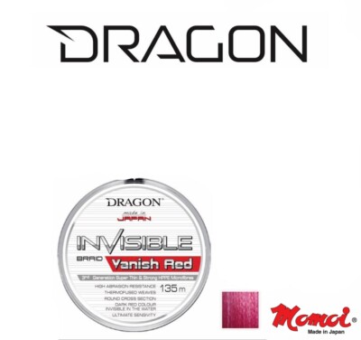 Dragon Invisible braid. Vanish Red 135m ,lure,predator, jig momoi, drop shot