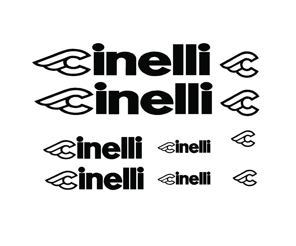 Autocollants Déco Vélo Cannondale Caad 4 – Set Cinelli, Selle Italia, Look, Coda, Shimano, Vittoria