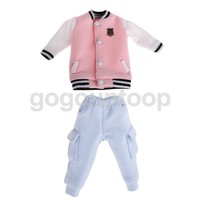 Casual Baseball Clothing Uniform Coat + Pants W/ Pocket For 12'' Blythe Doll Casual Baseball Clothing Uniform Coat + Pants W/ Pocket For 12'' Blythe Doll