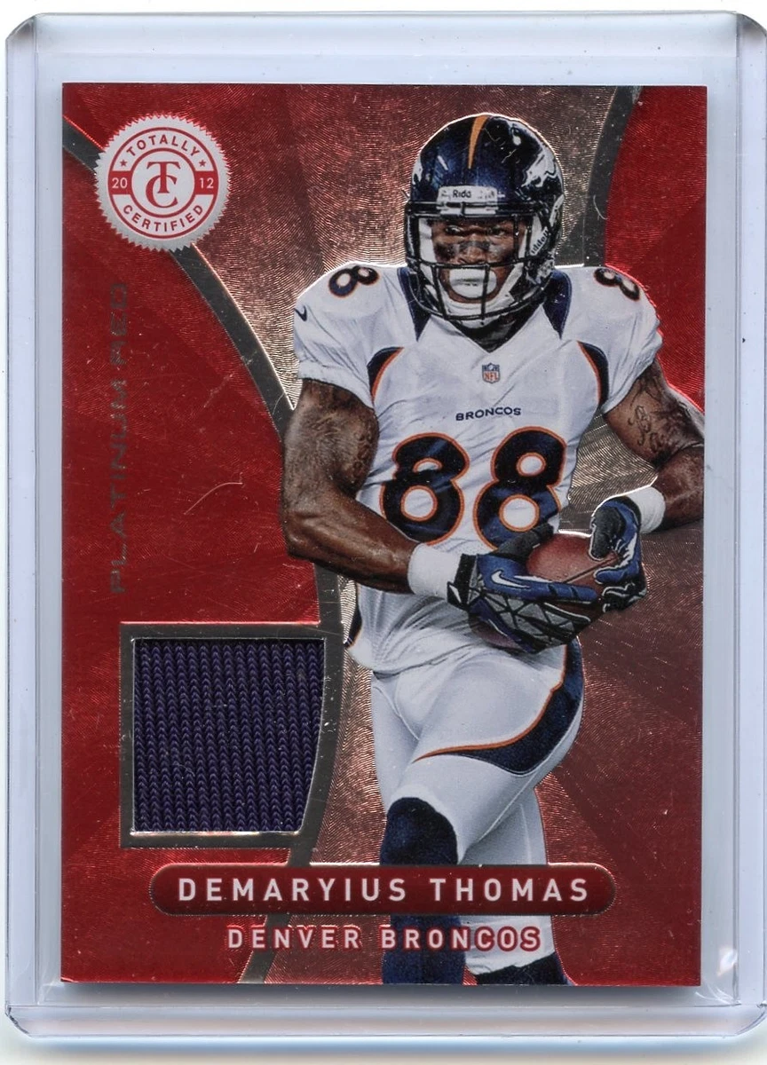 2012 TOTALLY CERTIFIED 27 DEMARYIUS THOMAS JERSEY CARD 193 299
