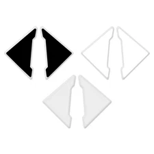 2 pcs Silicone Auto Care Bumper Crash Door Corner Cover Anti-collision Stickers