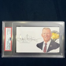 Gene Kranz Signed Cut Signature PSA/DNA Apollo 13 Flight Director NASA