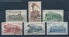 [123548] Czechoslovakia 1956 Railway train eisenbahn locomotive  USED