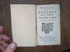 libro antico - Raccolta degli enigmi di questo tempo - 1661
