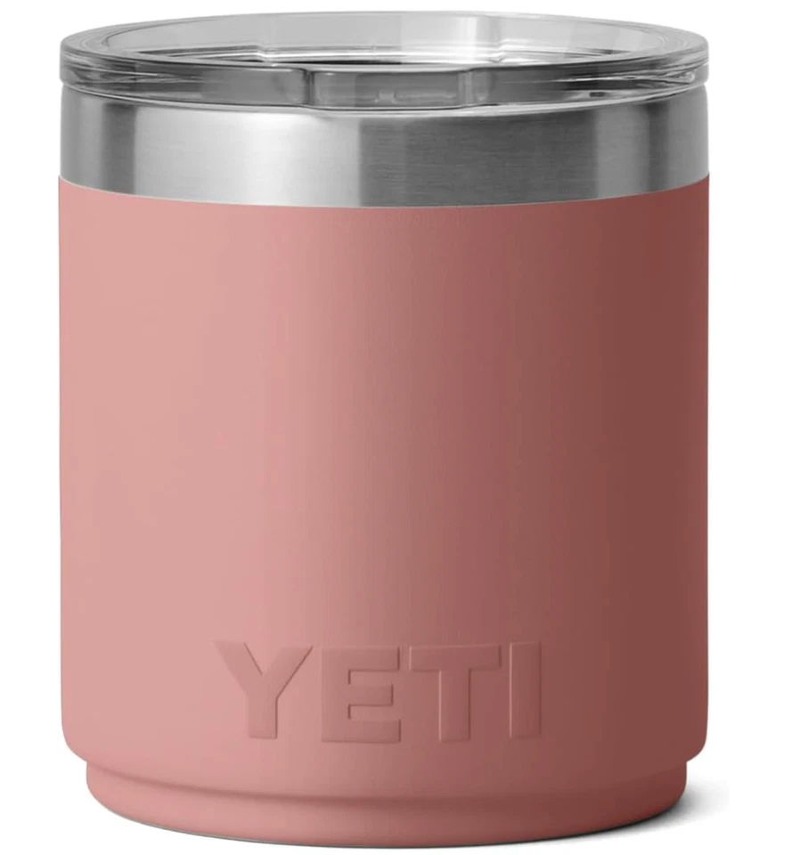 YETI Rambler 10 oz apilable Lowball 2.0 aislado al vacío y tapa MagSlider piedra arenisca Foto 4 de 4
