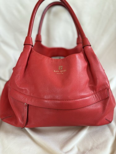 Elegant, Leather, Kate Spade, New York large Size Red Tote - $299￼