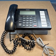 Toshiba DP5022-SD Phone Display 10 Button Black w/ Stand Handset