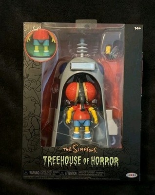 JAKKS PACIFIC THE SIMPSONS TREEHOUSE OF HORROR FLY BOY BART DELUXE ACTION FIGURE
