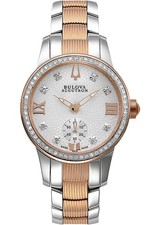 Bulova Accutron Masella 65R145 Diamond Silver Dial Two Tone Women's Watch 1,490