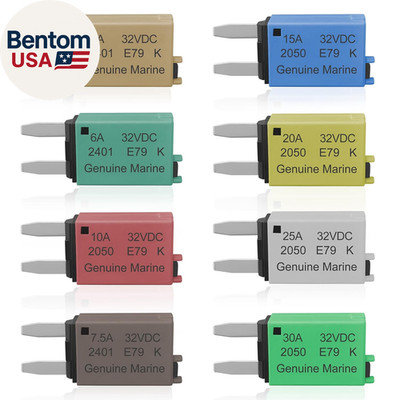 ATM Manual Resettable Fuse Low Profile Mini Blade Fuses 5A 6A 7.5A 10A 15A 20A 2