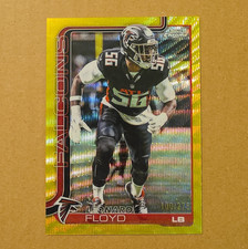 2025 Topps Chrome Leonard Floyd Gold /275 Atlanta Falcons NFL Card #18
