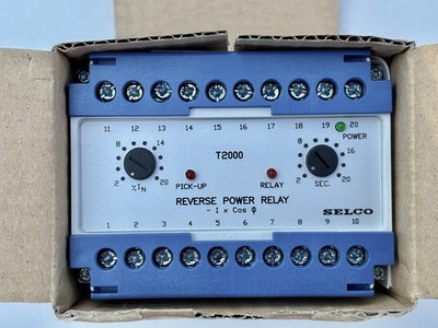 SELCO A/S T2000.0020 REVERSE POWER RELAIS - INPUT 5A / 400/450VAC #T115