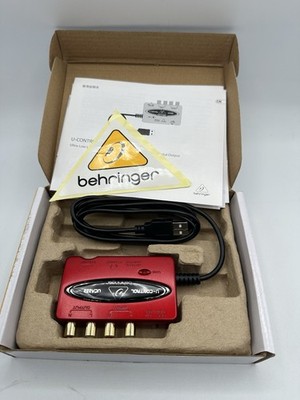 Behringer U-CONTROL UCA222 Ultra-Low Latency 2 In/2 Out USB Audio Interface