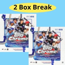 2025 Topps Chrome Logofractor Baseball Hobby PYT 2 Box Break #782 - LOGOFRACTOR!